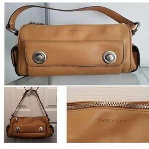 Marc Jacobs Camel / Tan Barrel Shoulder Purse